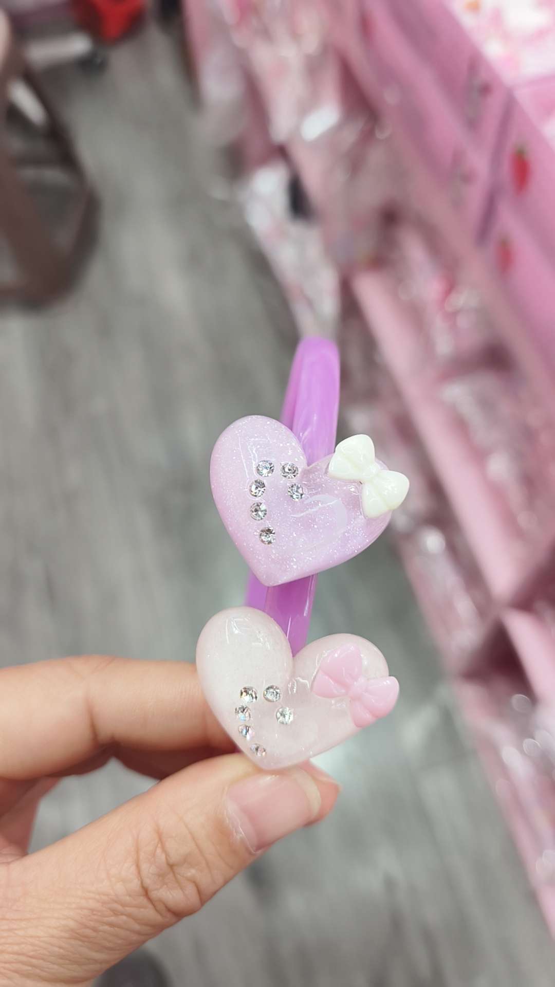 亚克力儿童婚礼派对发饰头箍梳子发夹礼盒装细节图