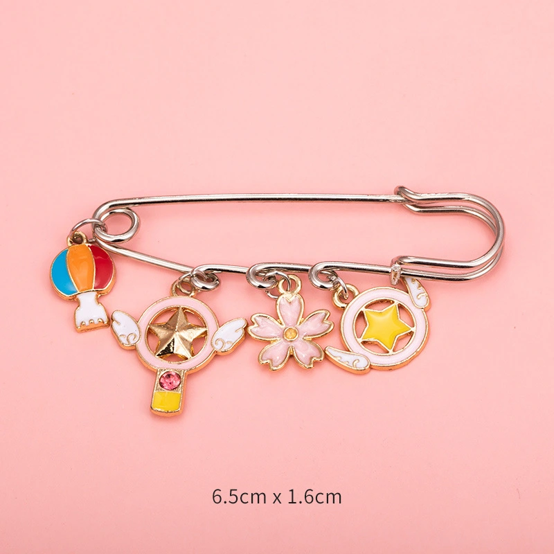 Fashionable waistband pin accessories, clothing waistline reduction, waistband buckle to prevent exposure brooch, women's trousers buckle pin supply, Muslim women's headscarf buckle detail image 7