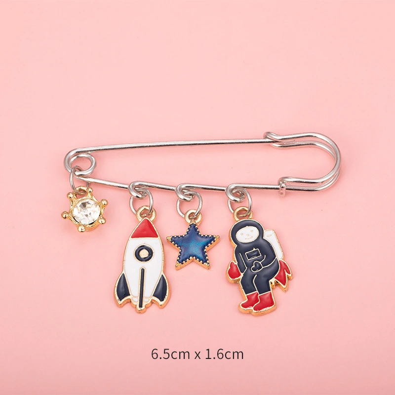 Fashionable waistband pin accessories, clothing waistline reduction, waistband buckle to prevent exposure brooch, women's trousers buckle pin supply, Muslim women's headscarf buckle detail image 11