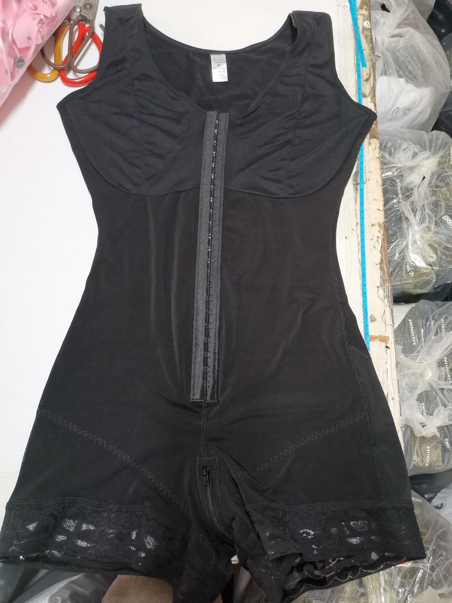 Adjustable shoulder strap mesh corset, waist-cinching and belt-slimming body garment, large-sized hip-lifting shaping one-piece shaping and body garment, one-piece underwear, shaping and slimming underwear, one-piece underwear Item Picture
