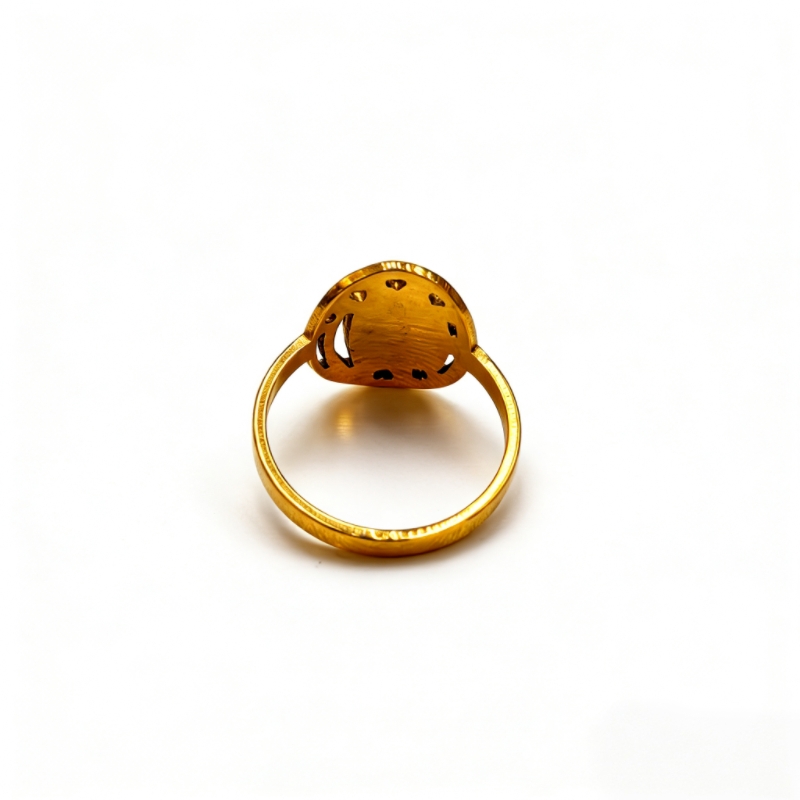 Retro portrait relief stainless steel ring with a high-end feel detail image 4