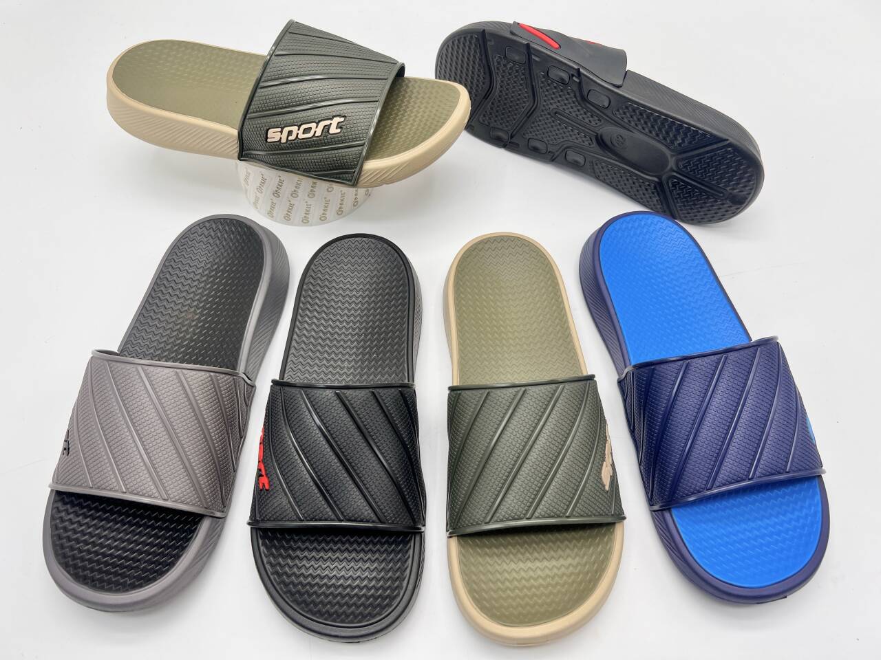 Men's sandals, summer casual flip-flops for men details Picture