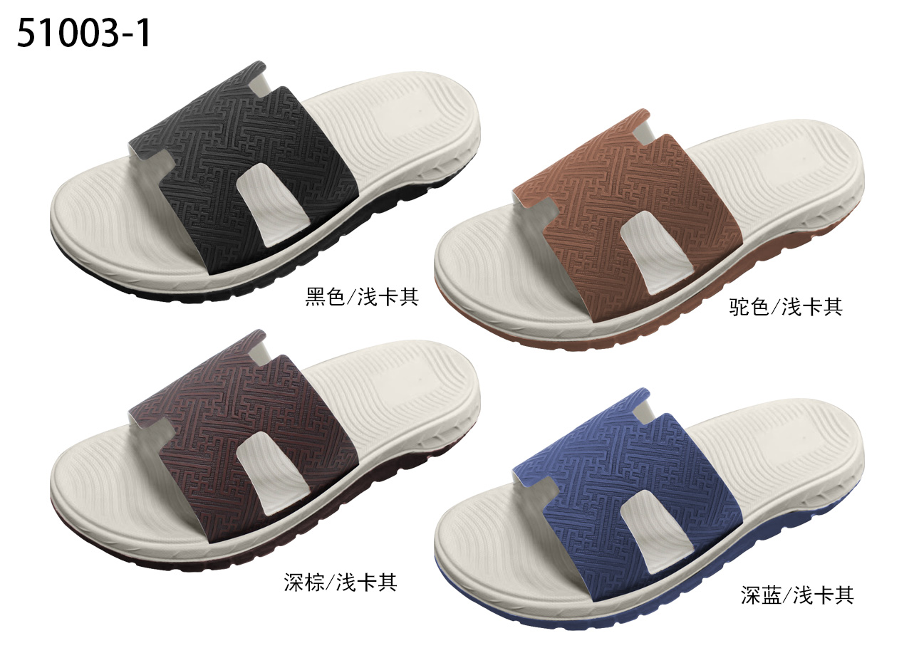 Men's outdoor flip-flops and beach flip-flops for summer Specification image
