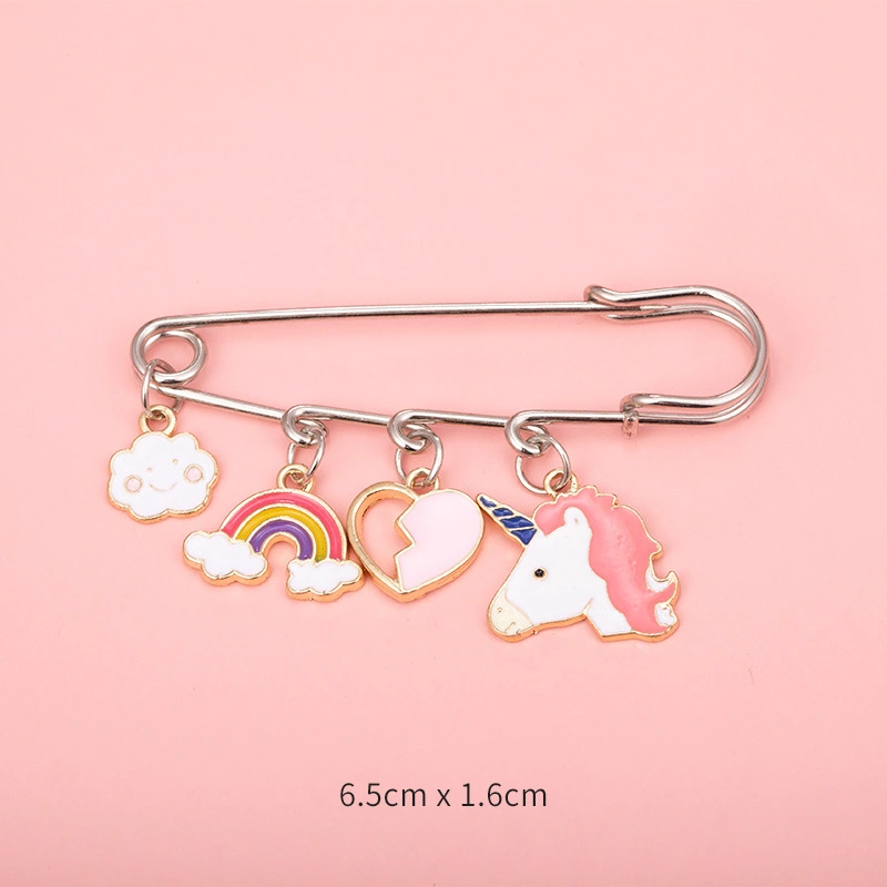 Fashionable waistband pin accessories, clothing waistline reduction, waistband buckle to prevent exposure brooch, women's trousers buckle pin supply, Muslim women's headscarf buckle detail image 5