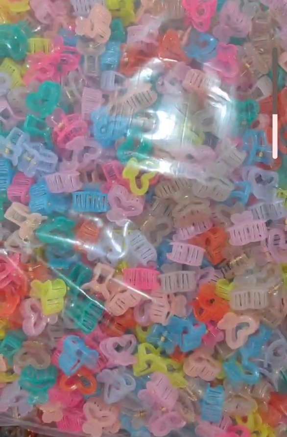 亚克力儿童发夹头饰一次性皮筋可爱发饰儿童饰品新品