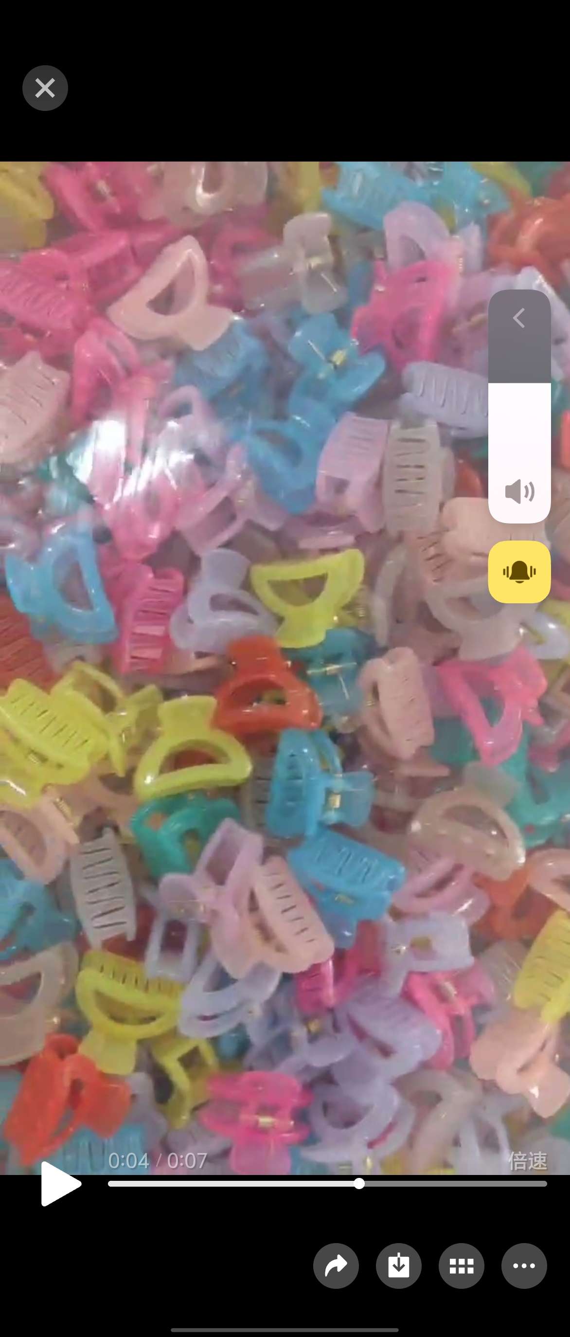 亚克力儿童发夹头饰一次性皮筋可爱发饰套装儿童饰品