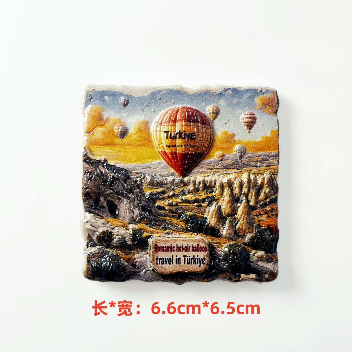Cultural and creative three-dimensional printing resin refrigerator stickers, hot air balloon city tourism souvenirs, three-dimensional resin home decorations, magnetic stickers, exquisite handicrafts and souvenirs from Capatokia, Turkey detail image 10