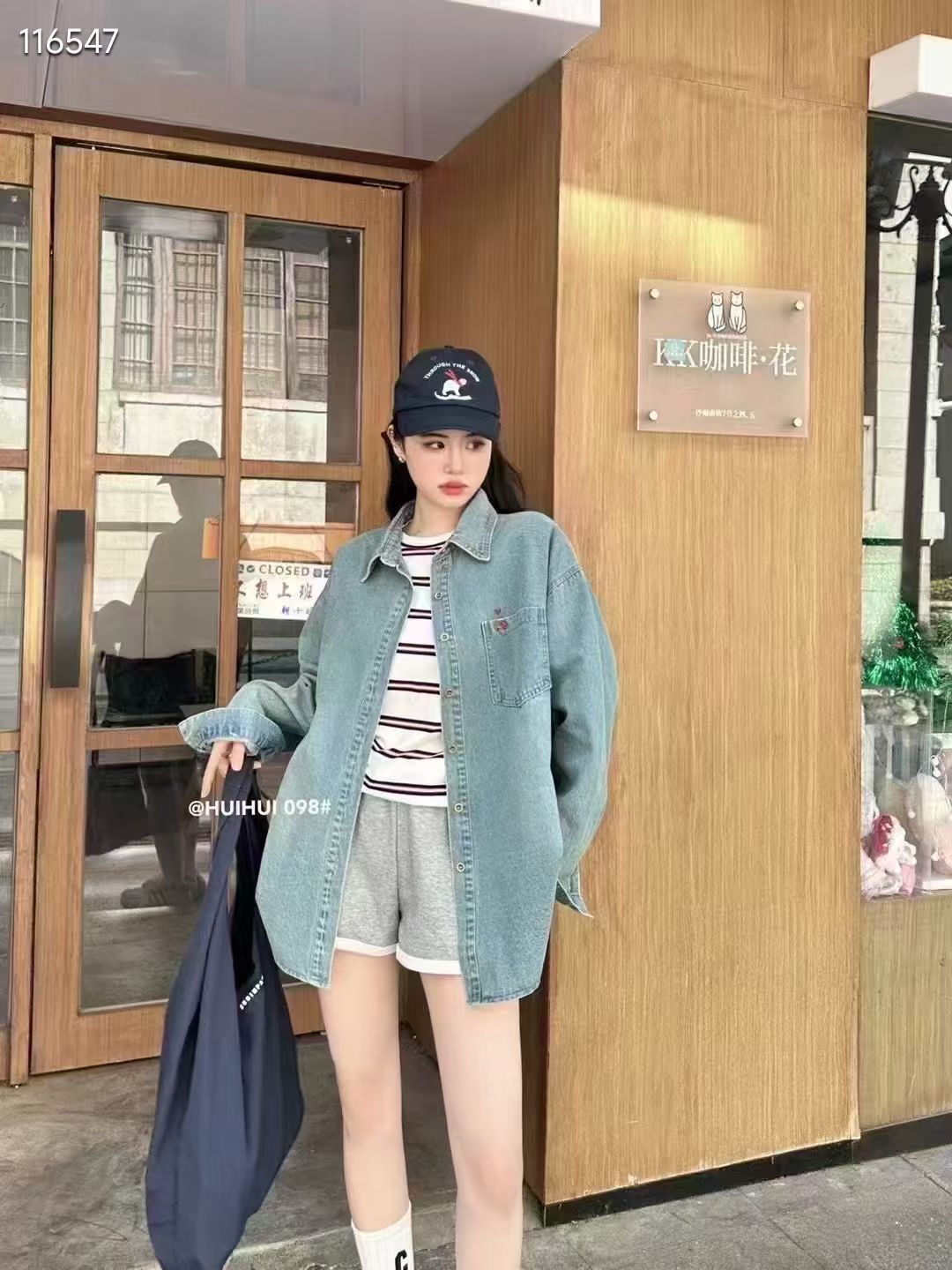 女式衬衫春秋季宽松百搭牛仔女装跨境款女装衬衫衬衣女宽松百搭春秋牛仔衬衫女