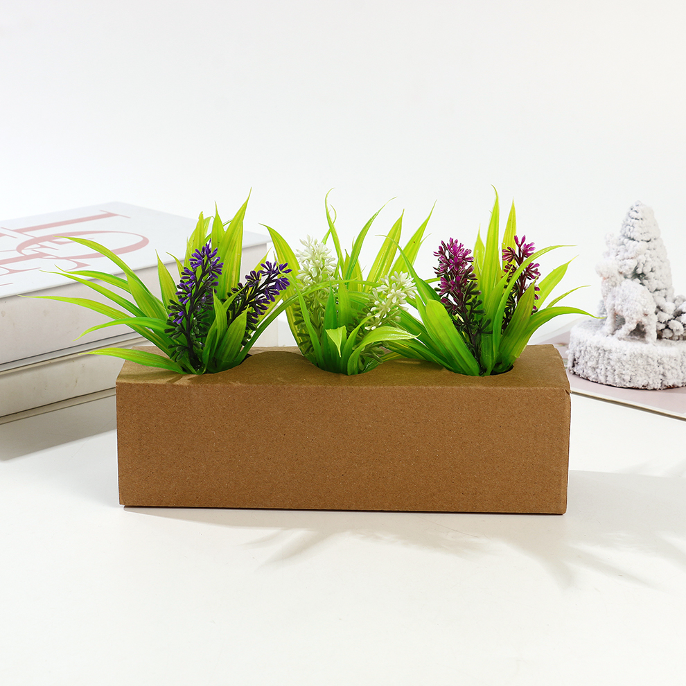 Plastic handicrafts, artificial plant ornaments, Christmas decorations, home decorations, country-style artificial flowers and plants Specification image