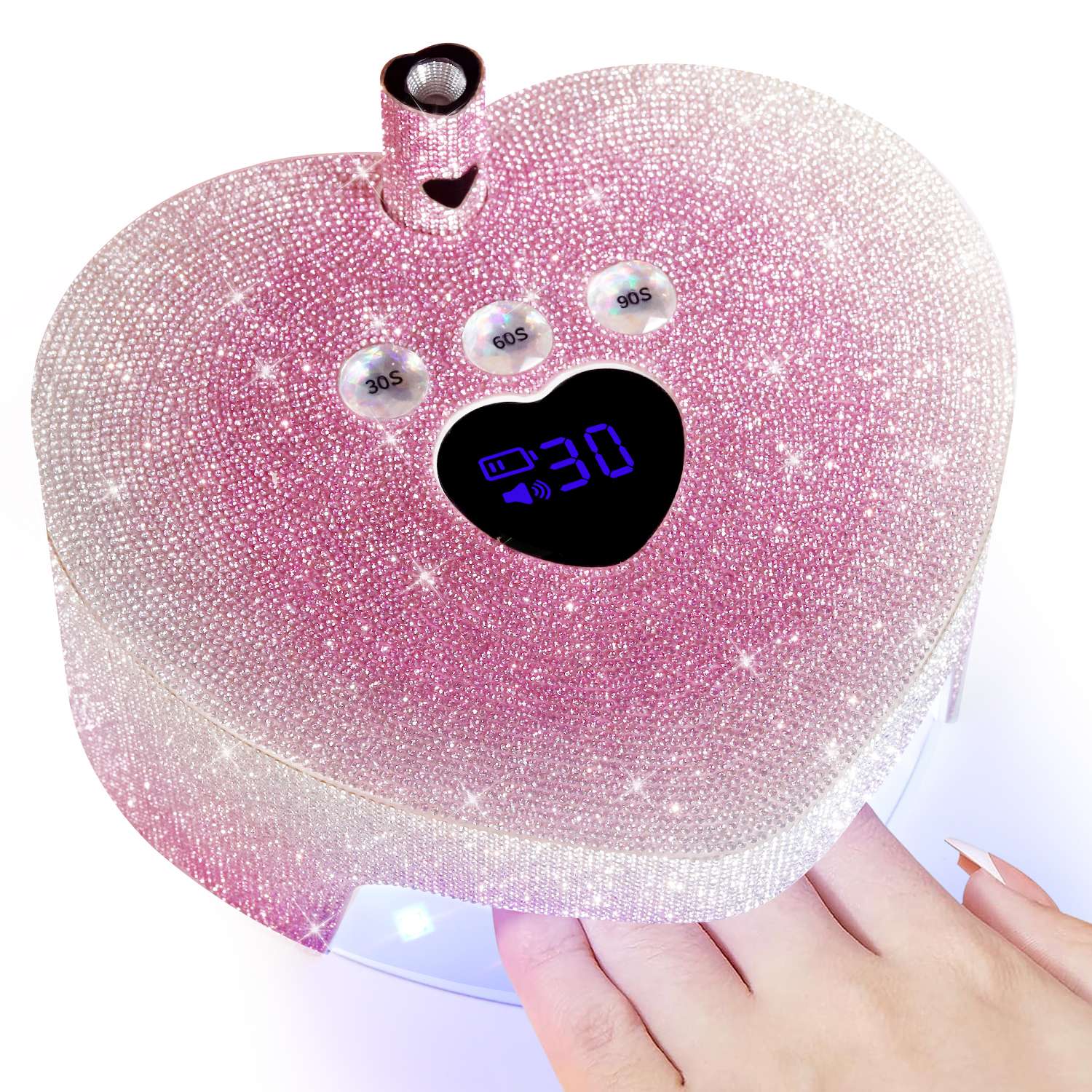 X70 Diamond-applying Electric Light Therapy Lamp, Quick glue baking, nail patch and diamond-applying Special nail lamp, Electric One-line lamp