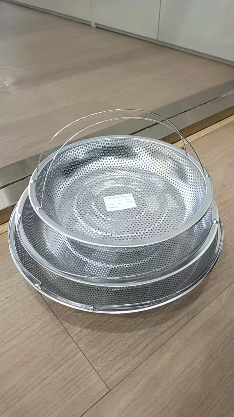 不锈钢蒸炸网筛日用百货用品过滤网22.5CM