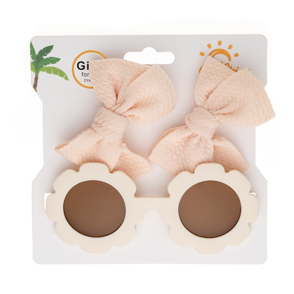 Popular children's sunglasses sets, best-selling children's hair clips and headwear, children's hair accessories detail image 2