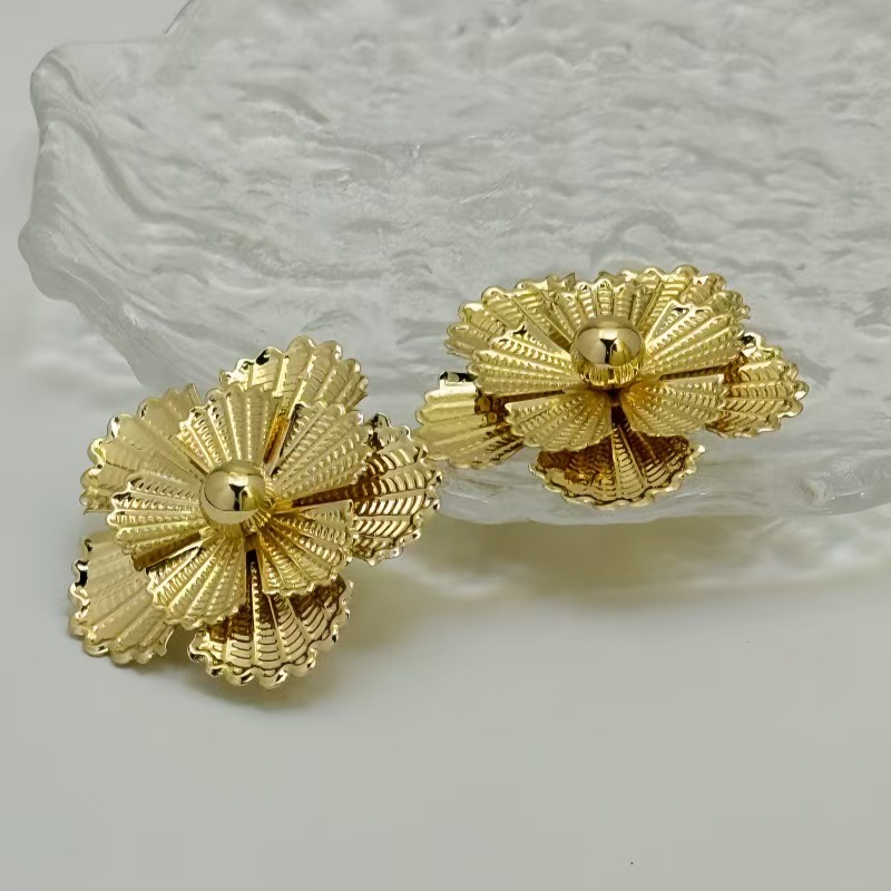 Cross-border jewelry earrings and earrings, women's fashion, retro and simple design, fashionable for commuting Item Picture