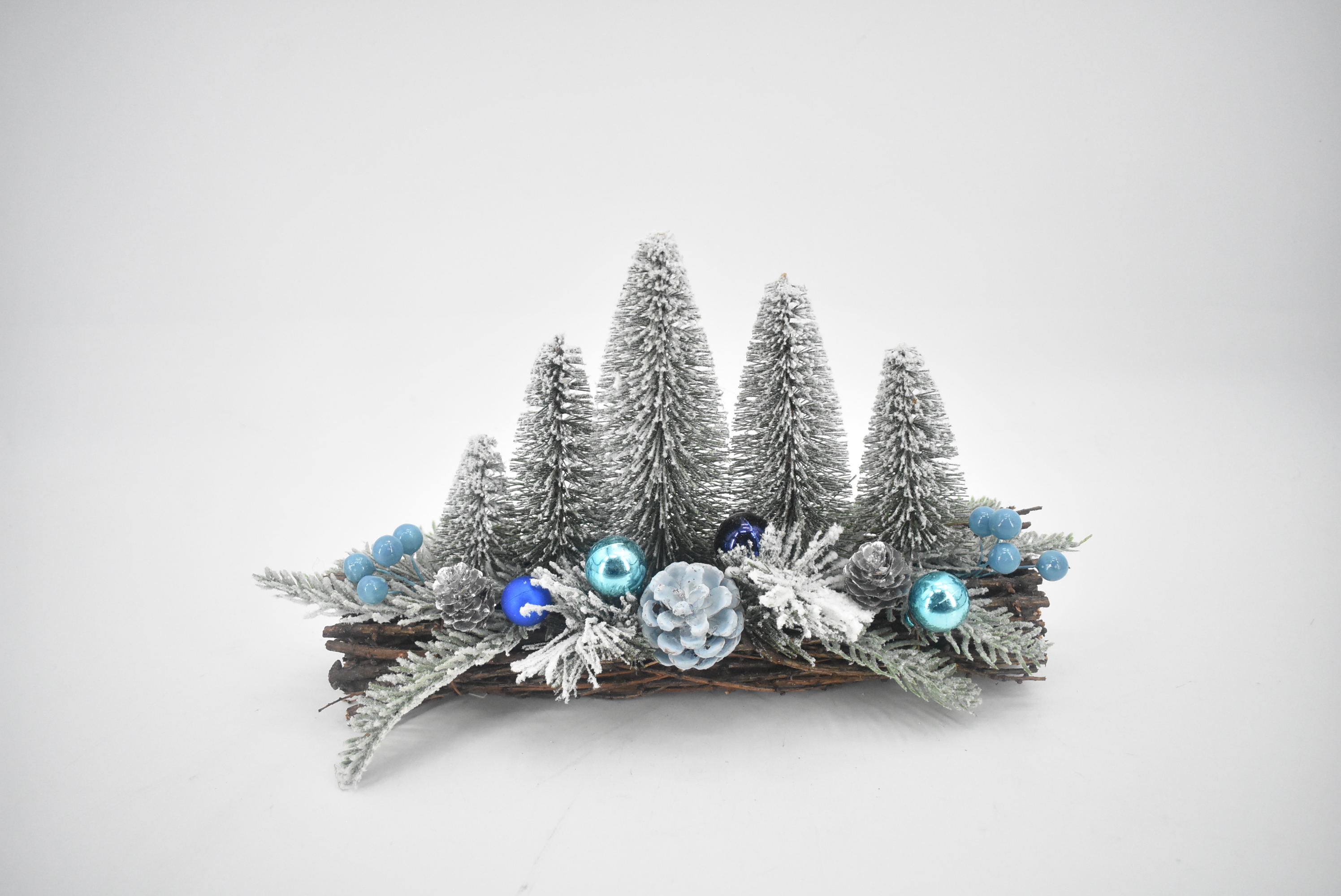 Electric Santa Claus Christmas wreath bow decoration Christmas supplies Christmas electric Santa Claus Christmas wreath bow details Picture