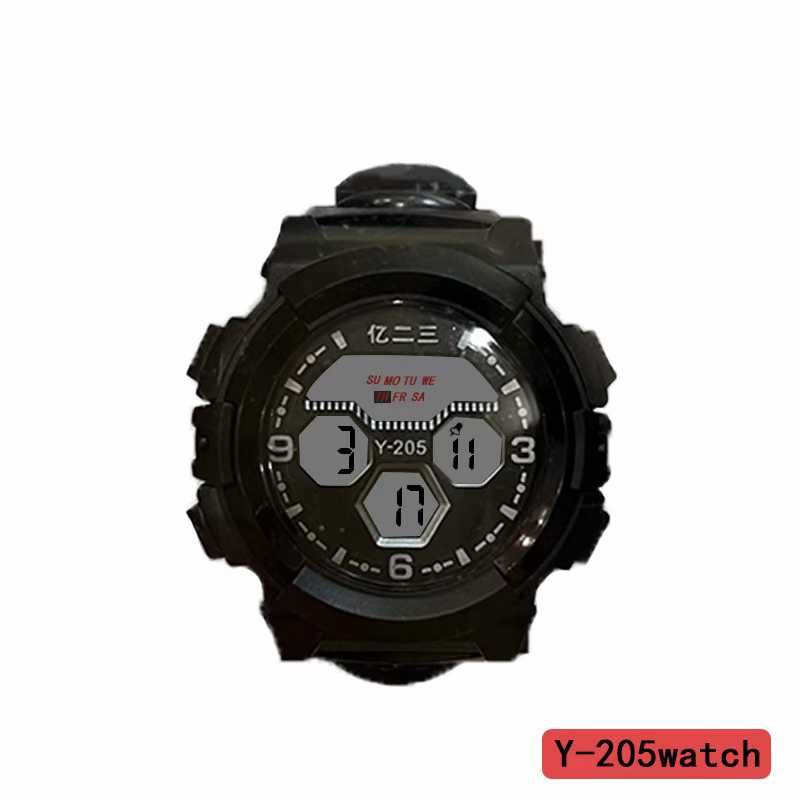 YITONG yitong basic reloj electrónico de alto rendimiento duradero estudiante clase uso diario especial y-205 basic reloj electrónico redondo color hombres Y mujeres lavado de manos a prueba de agua brillante reloj deportivo tendencia Item Picture