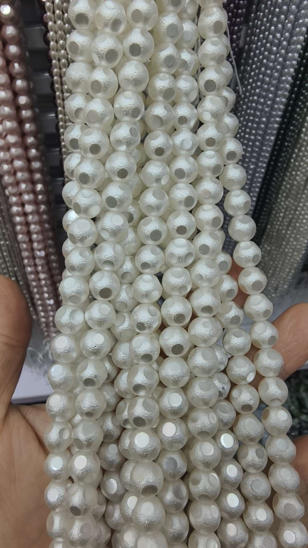 仿古琉璃珠玛瑙散珠水晶串珠饰品配件批发 琉璃珠珠子