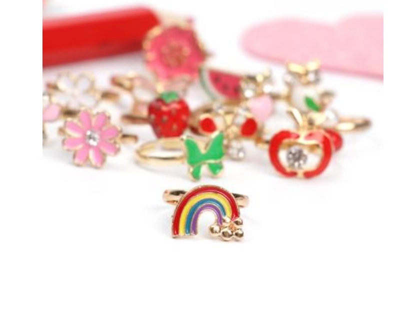 芭比系列儿童手链玩具戒指儿童首饰手饰套装180g