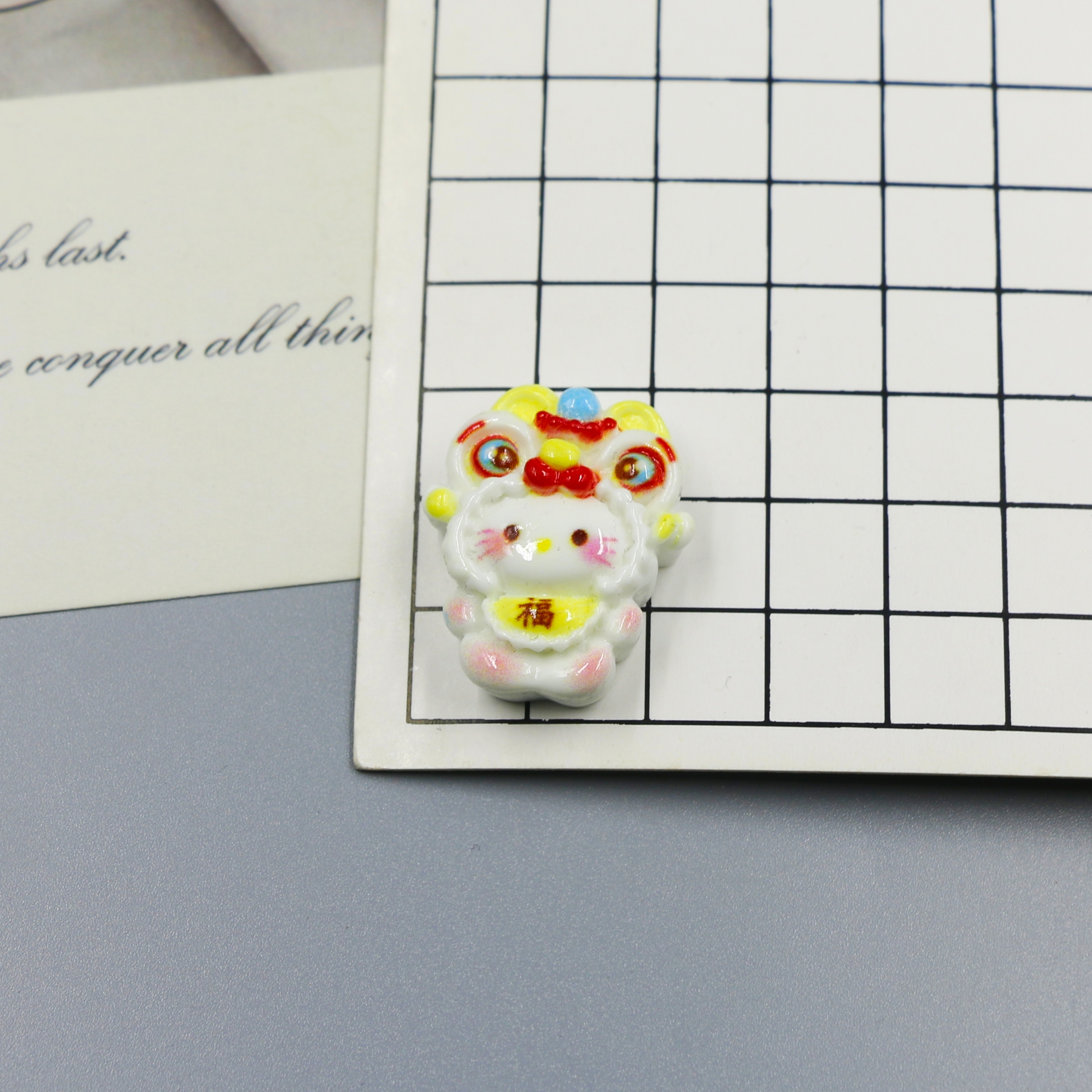 小摆件/树脂/冰箱贴/流水摆件/公仔树脂白底实物图