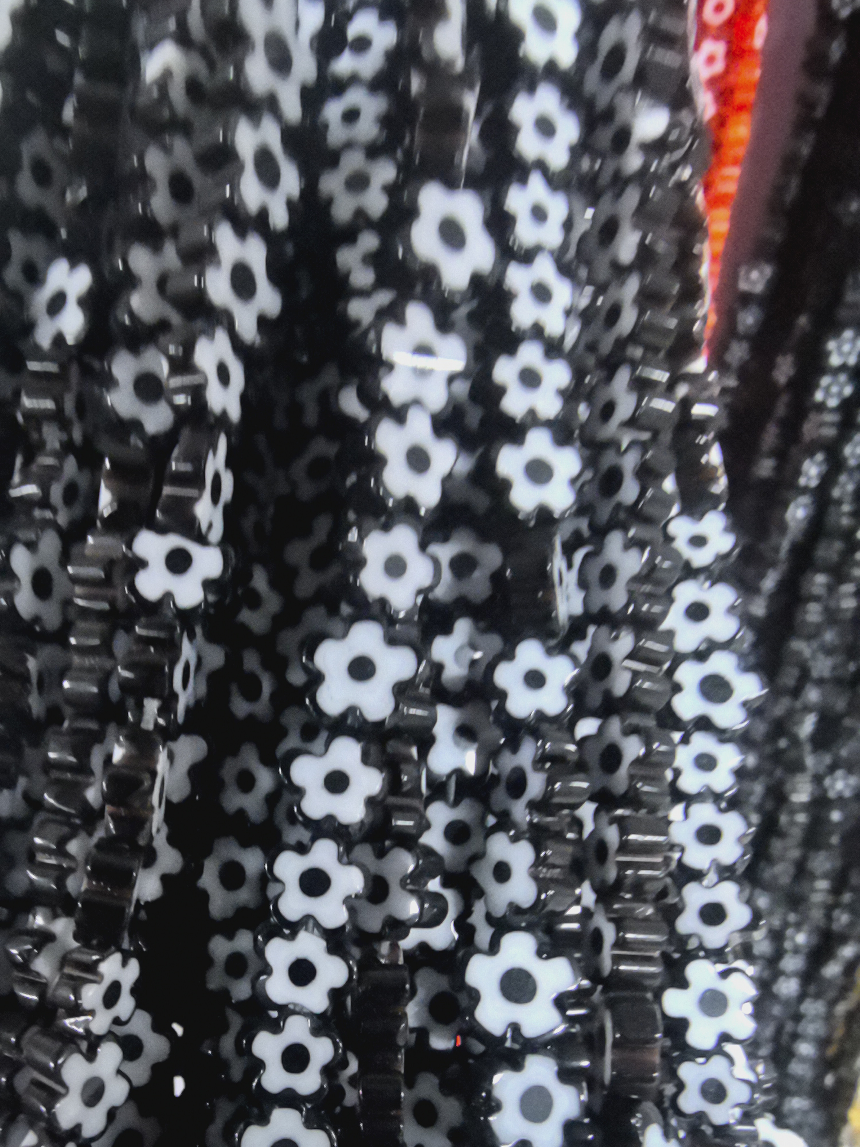 千花琉璃人工琉璃梅花型8mm手串项链DIY配件厂家直销