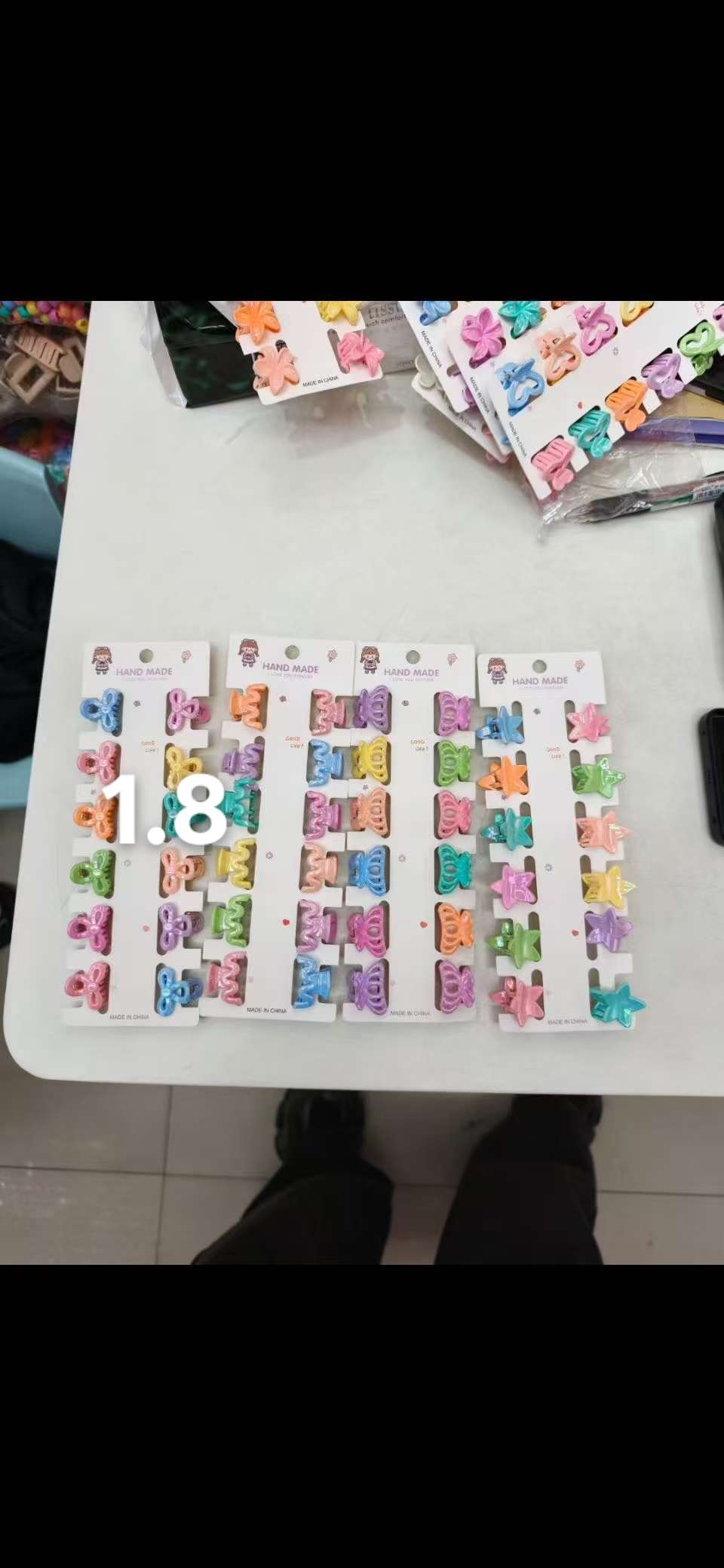 亚克力儿童发夹一次性皮筋头饰发饰套装可爱造型