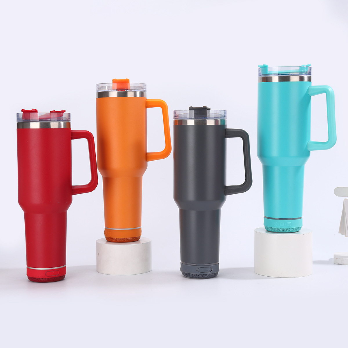 40oz Bluetooth speaker with large capacity car cup