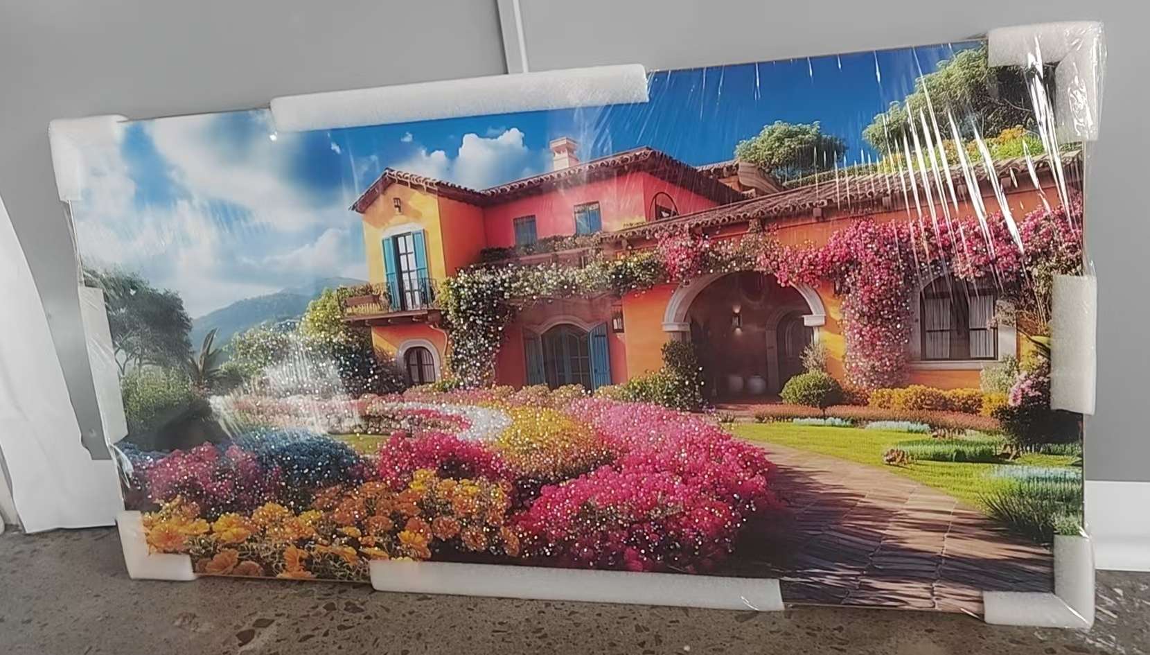 晶瓷画钻石画沙发背景画立体画钻石详情图2