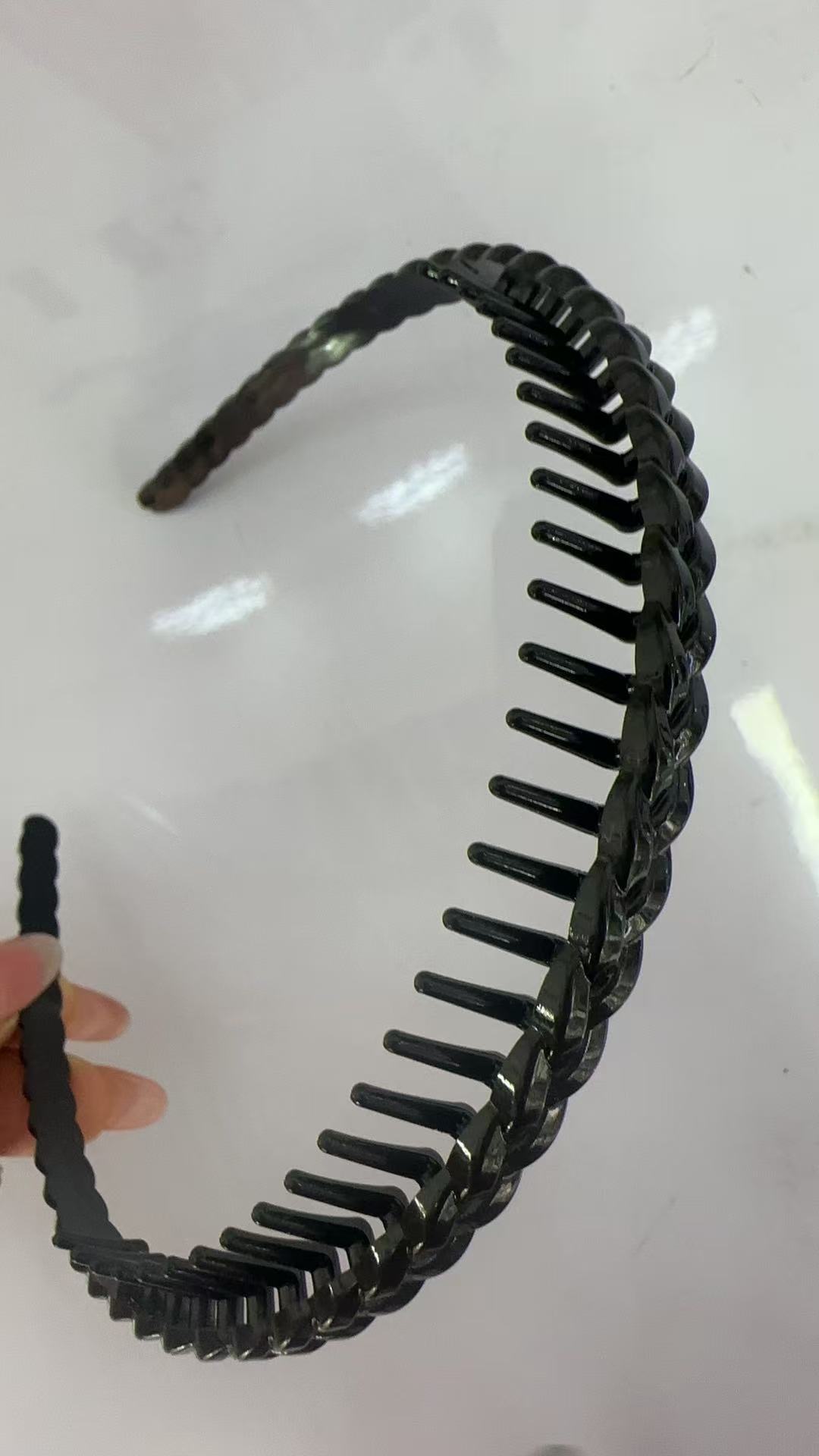 Black braided headband, solid-color frame headband, Disney headband headwear