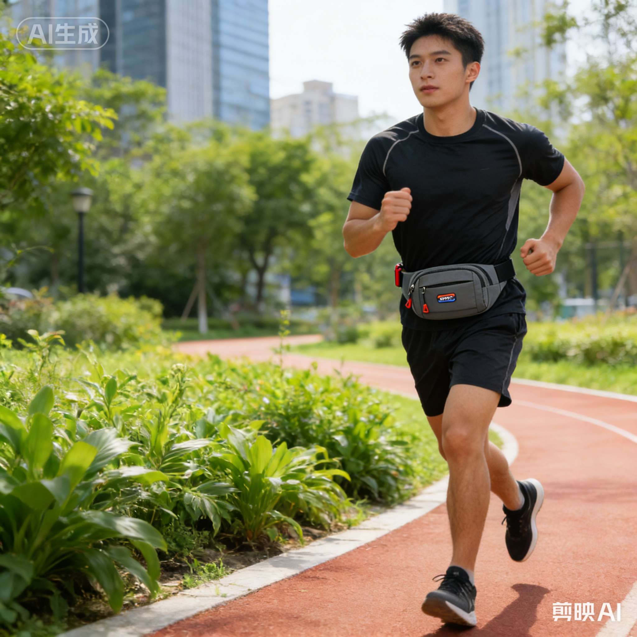 Factory direct sales 2026 new model mobile phone waist bag, all-season suitable outdoor leisure sports travel bag, business wallet