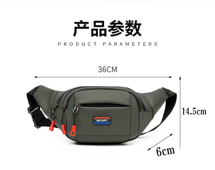 Factory direct sales 2026 new model mobile phone waist bag, all-season suitable outdoor leisure sports travel bag, business wallet detail image 3