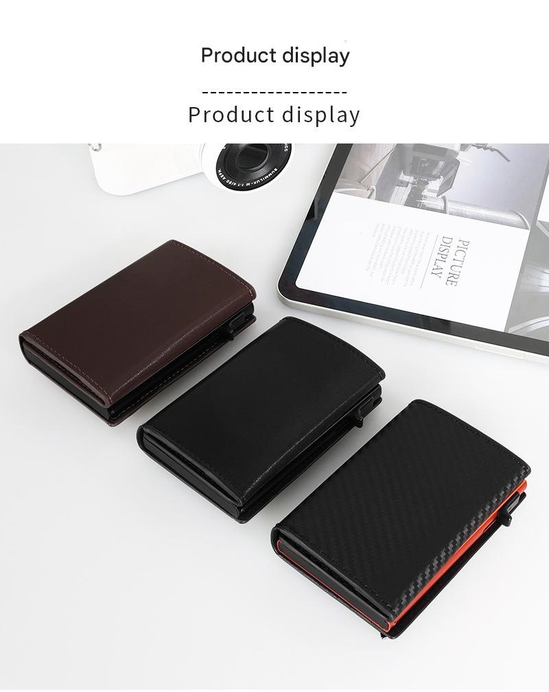 Factory Wholesale Personalized And Trendy Rfid Anti-Demagnetization Multi-Functional Aluminum Alloy Anti-Drop Card, Id Card, Bank Card Bag Item Picture