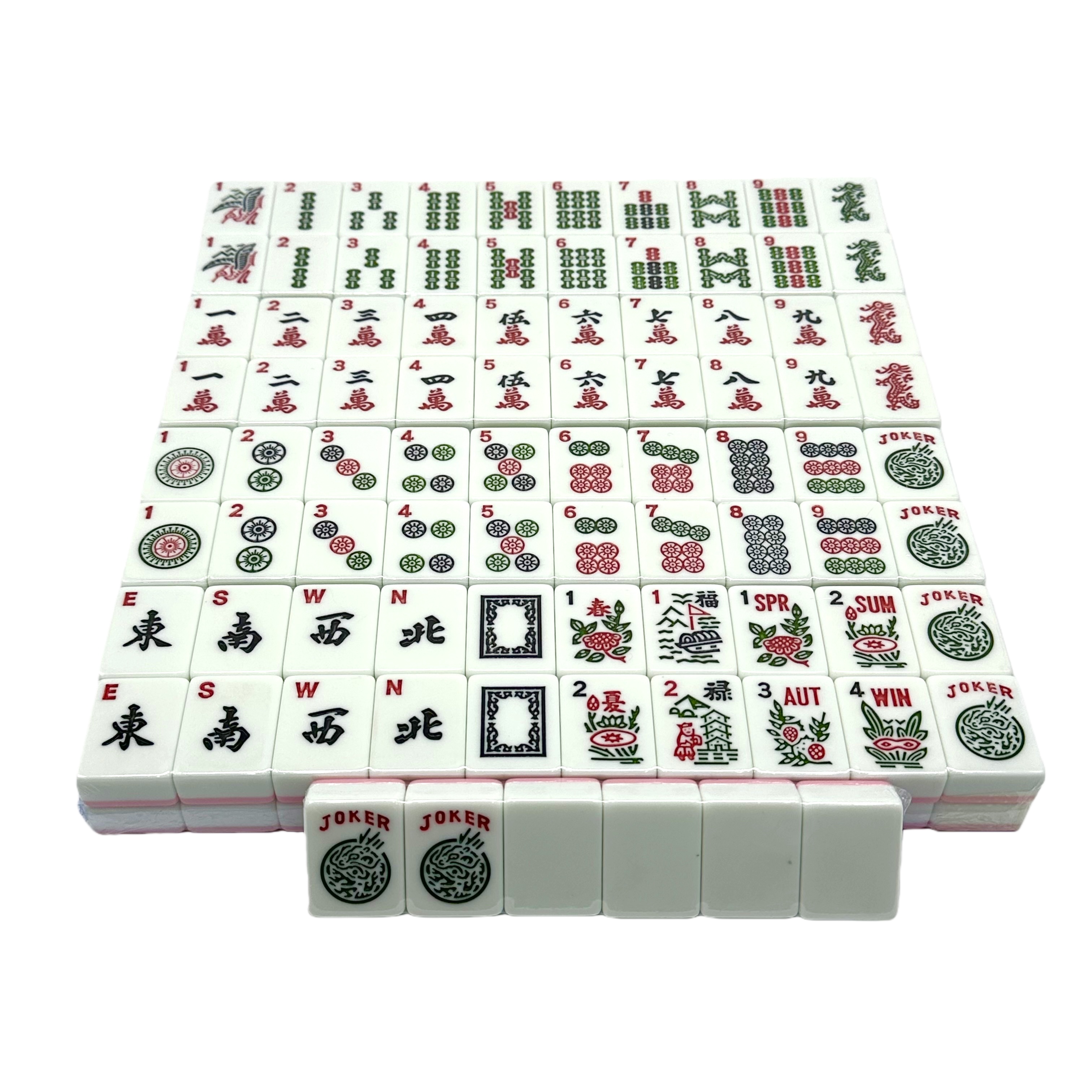 166 American mahjong tiles, 30# portable design, melamine material, source factory supports customization, comfortable touch, durable, timely delivery, export premium Item Picture