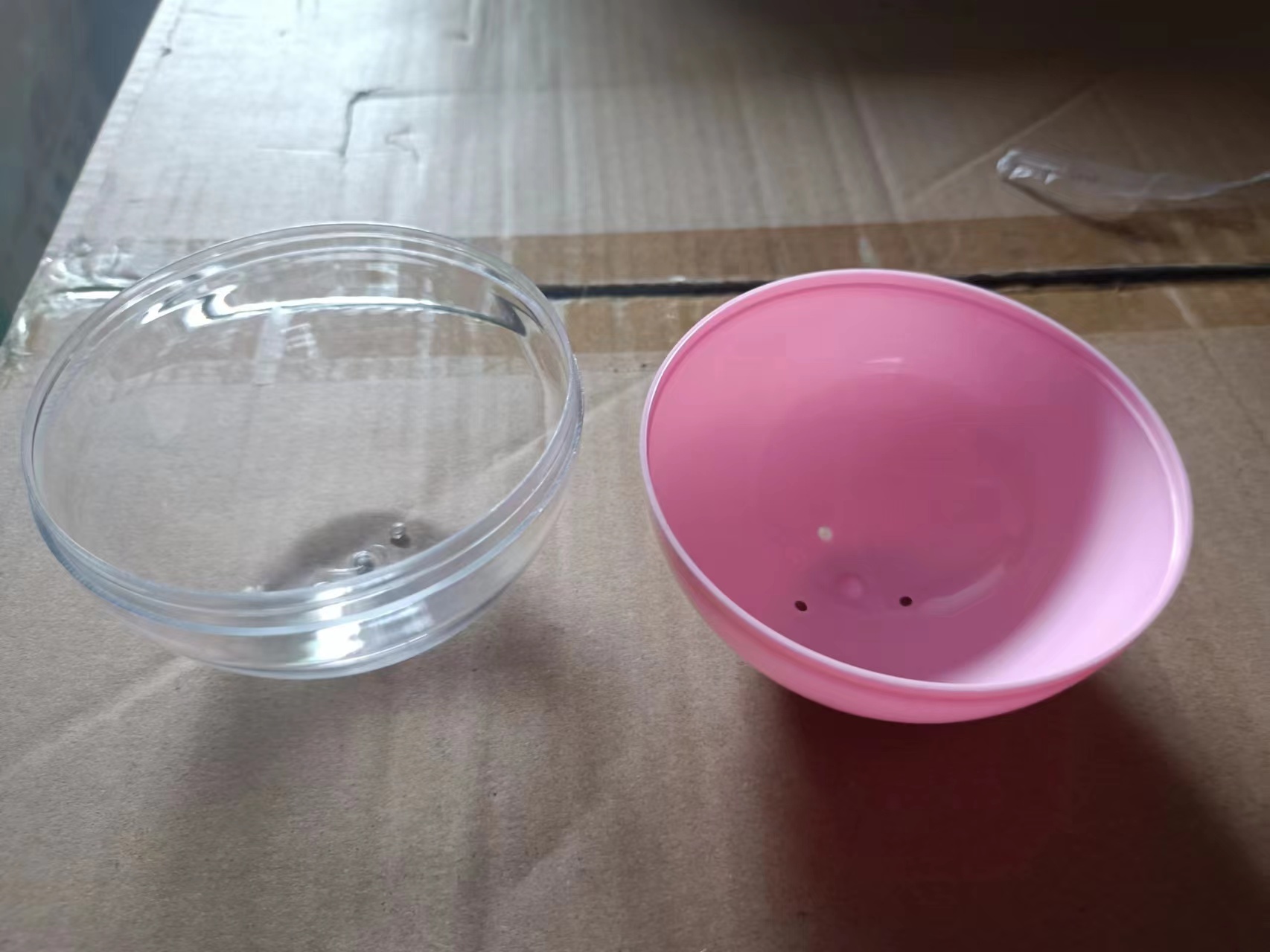 厂家定做9.5*9.5PP+PS 扭蛋壳扭蛋机可用