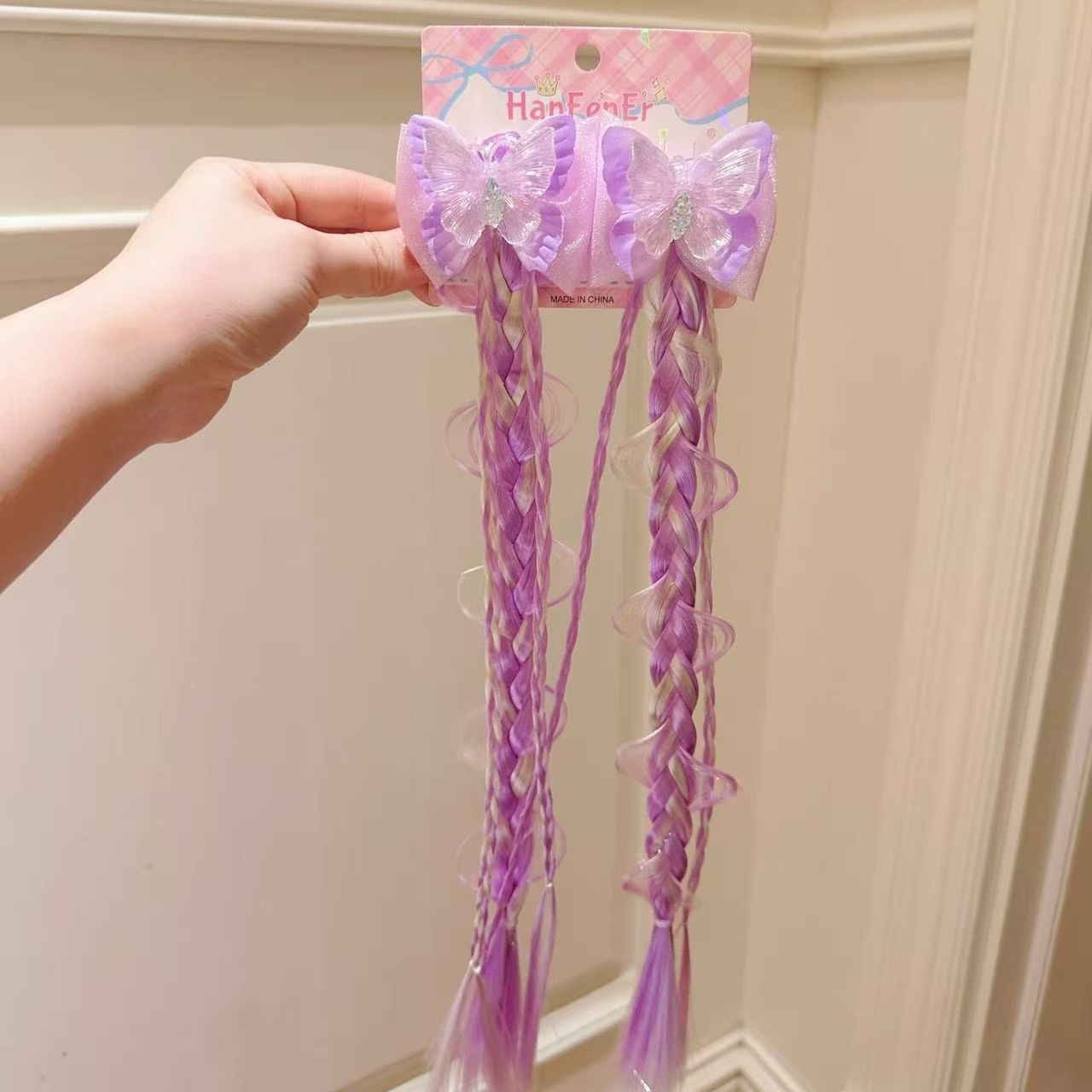 儿童发夹/头饰/亚克力儿童发夹/一次性皮筋/儿童发饰细节图