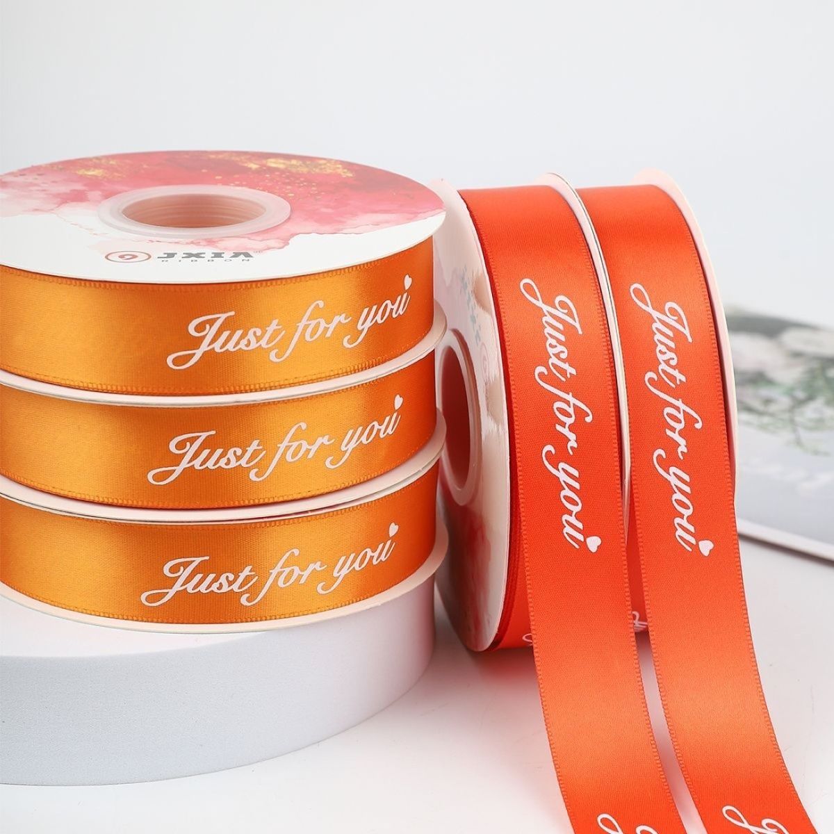 2.5just Ribbon Ribbon Gift Packaging Ribbon Bow Ribbon Cake diy Valentine's Day Decoration Gift Box Specification image