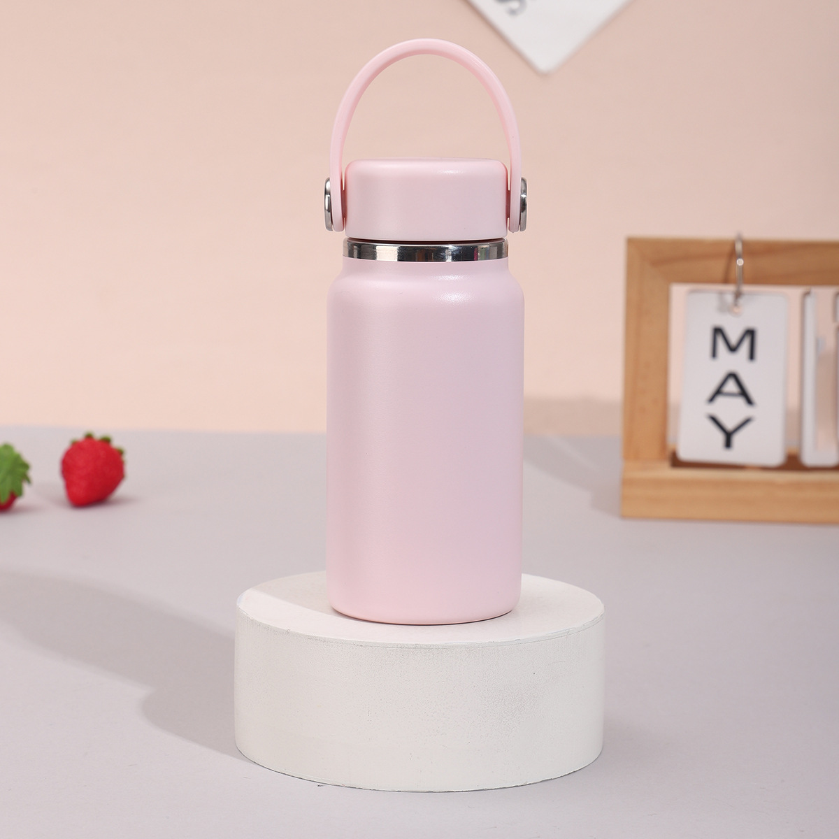Cute small capacity portable handheld thermos cup详情7