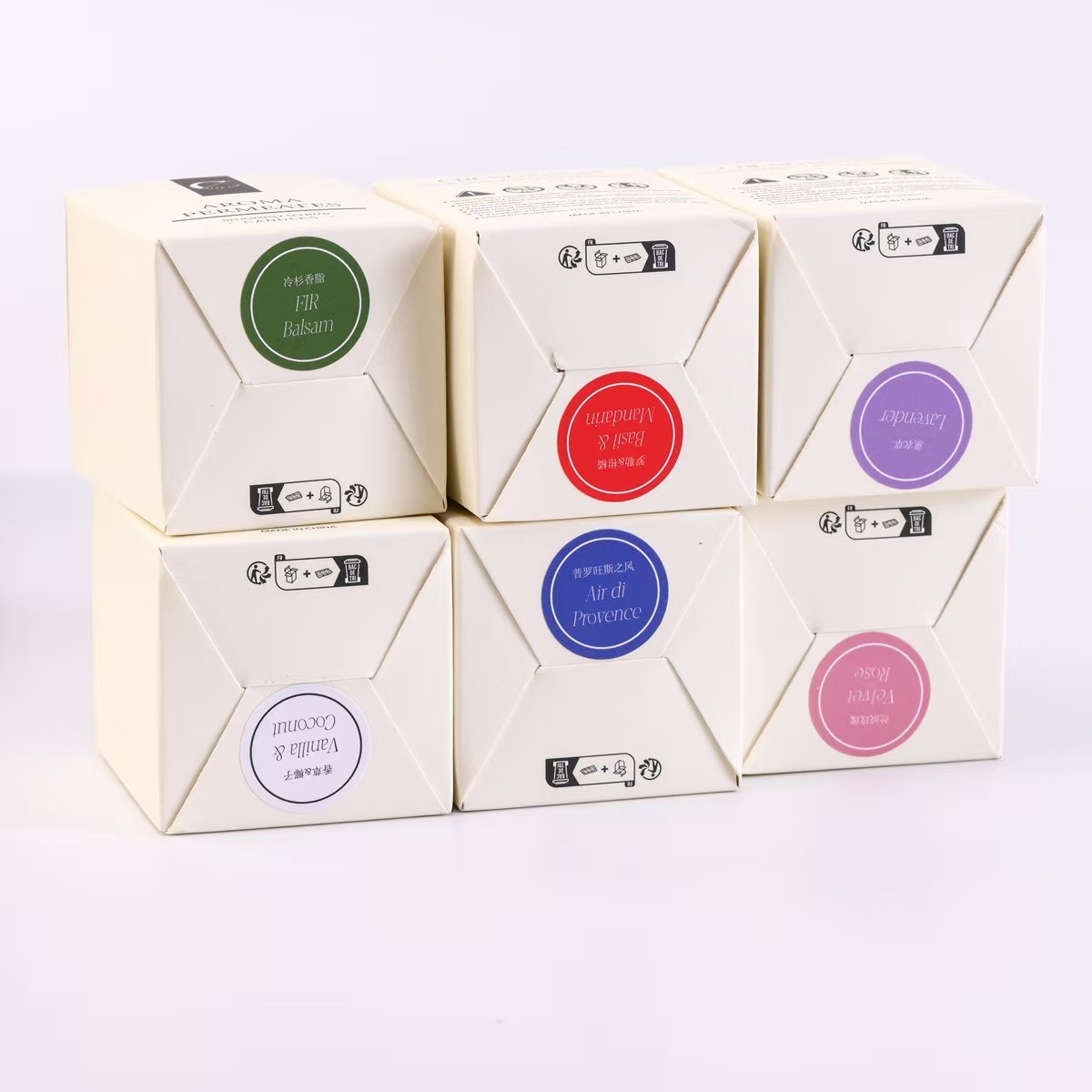 6色北欧风磨砂玻璃蜡烛杯香薰蜡烛简约蒙砂杯香薰蜡烛伴手礼详情13