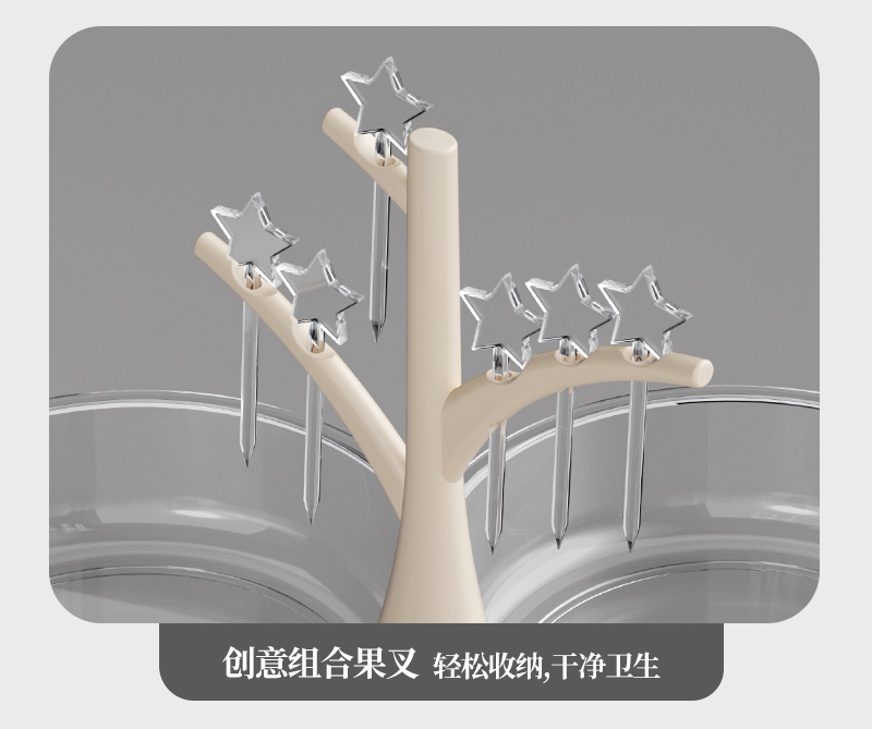 水果盘客厅家用多层创意旋转果盘创意轻奢茶几零食糖果盘详情12