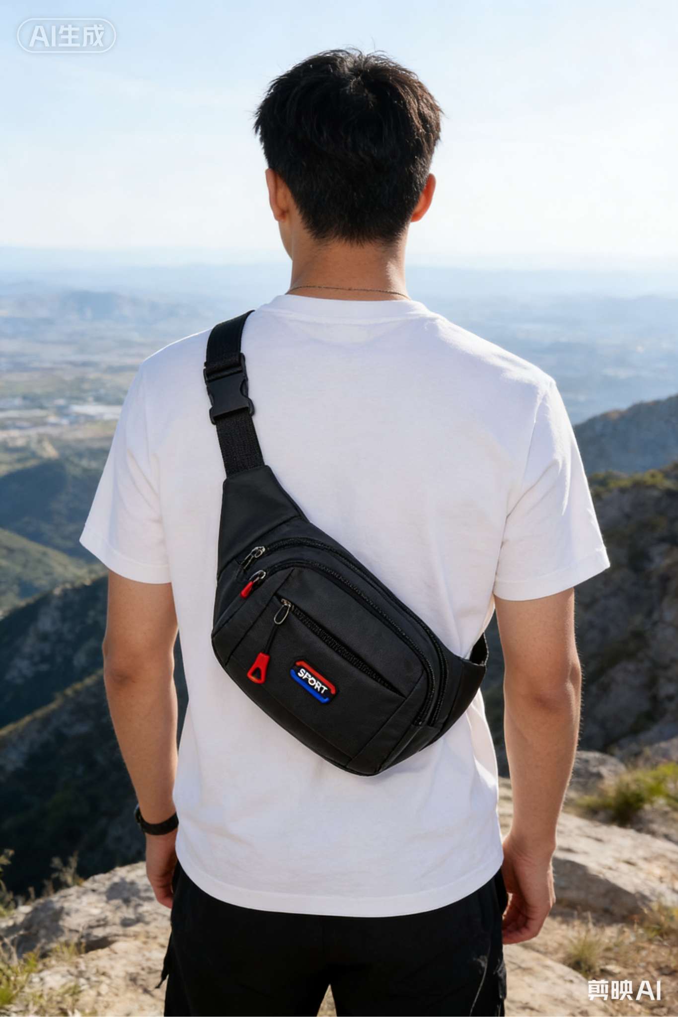 Factory direct sales 2026 new model mobile phone waist bag, all-season suitable outdoor leisure sports travel bag, business wallet detail image 18