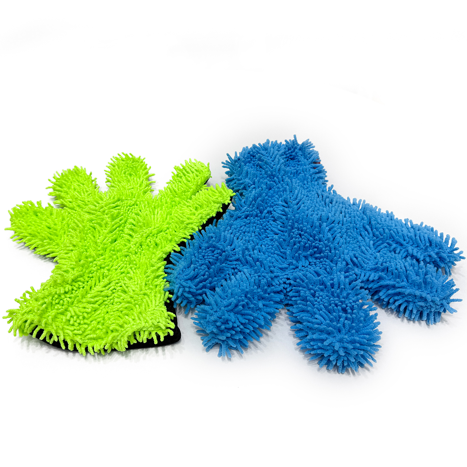 Chenier five-finger car wash gloves, sponge wheel hub cleaning, thickened plush car wash cloth, car beauty wipe Item Picture