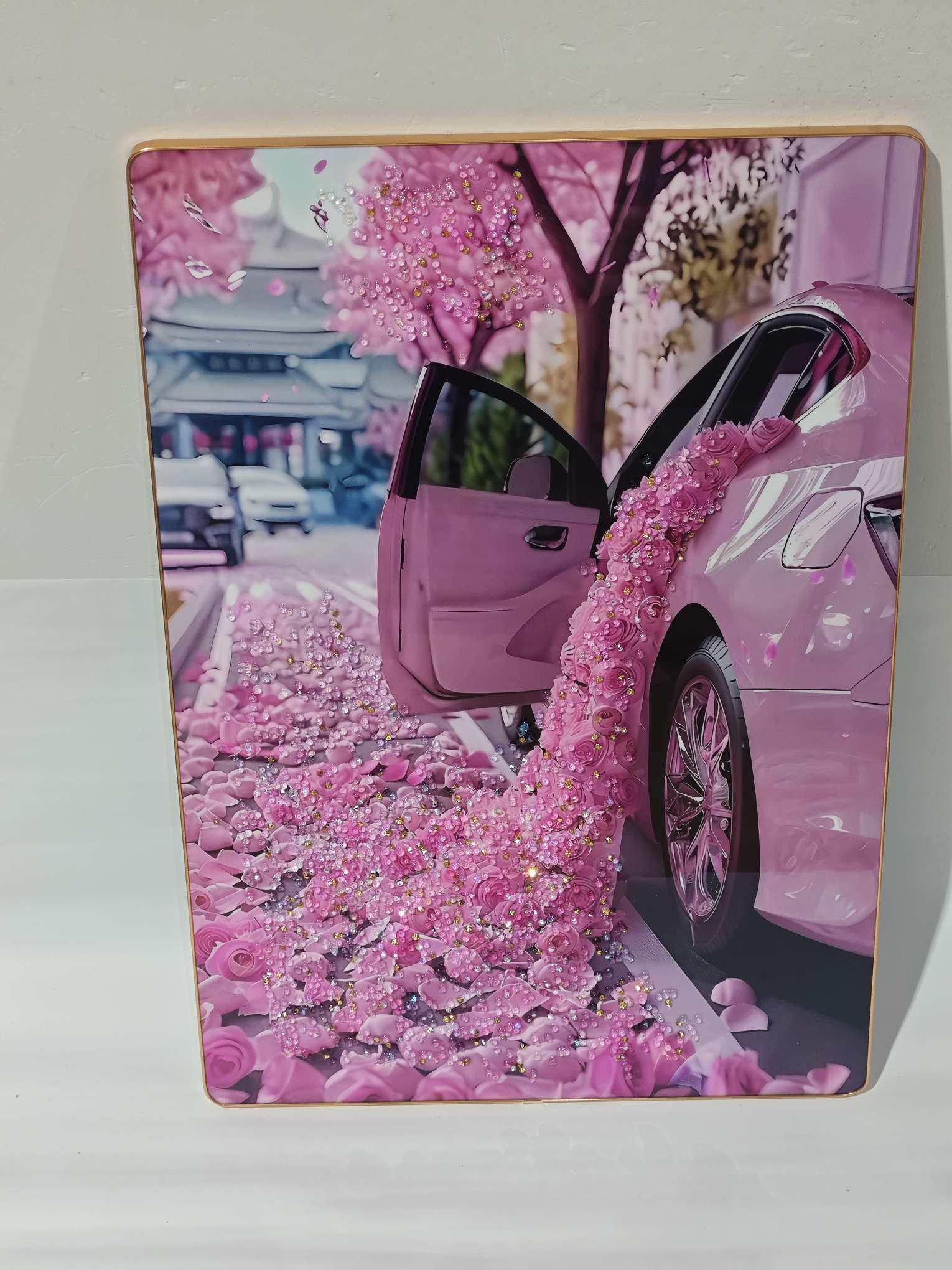 晶瓷画钻石画沙发背景画立体画钻石详情图9