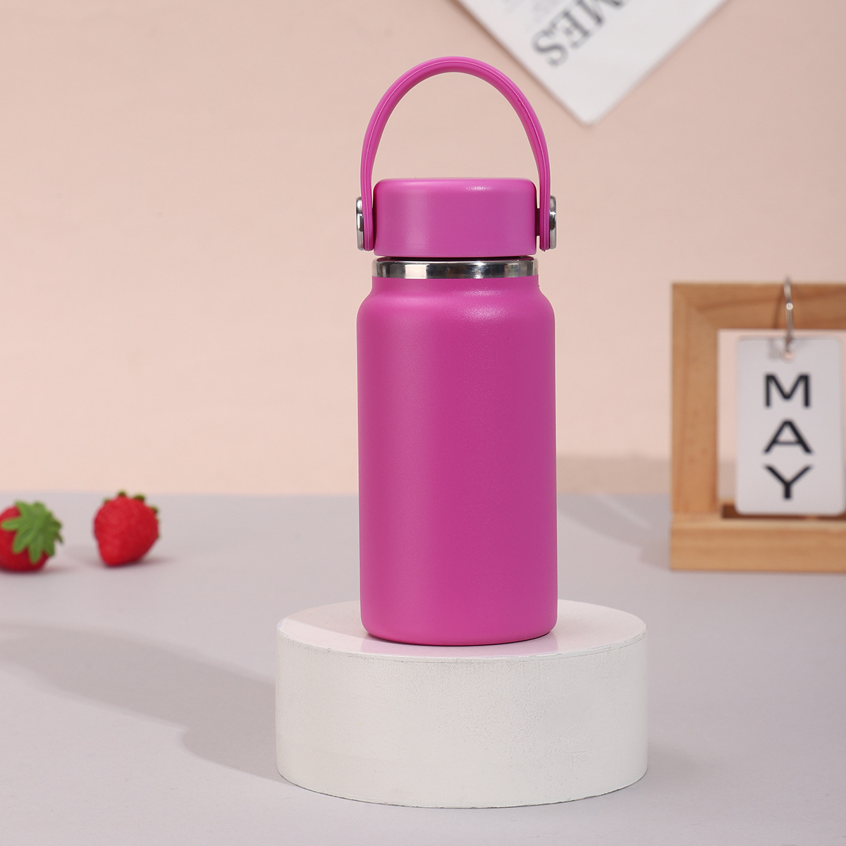 Cute small capacity portable handheld thermos cup详情8