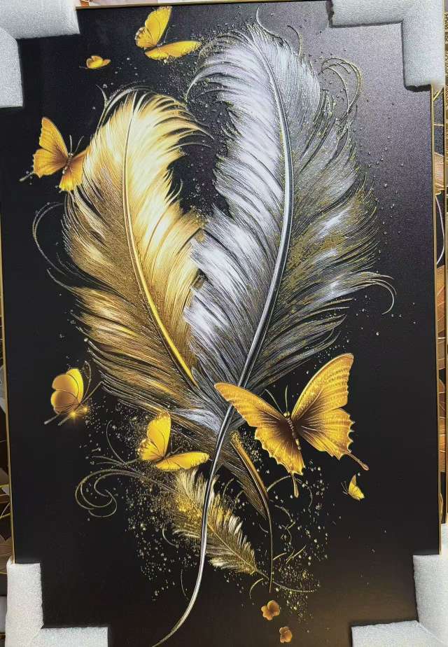 新中式迎客松挂画农村别墅装饰画客厅卧室壁画现代装饰画简约风格