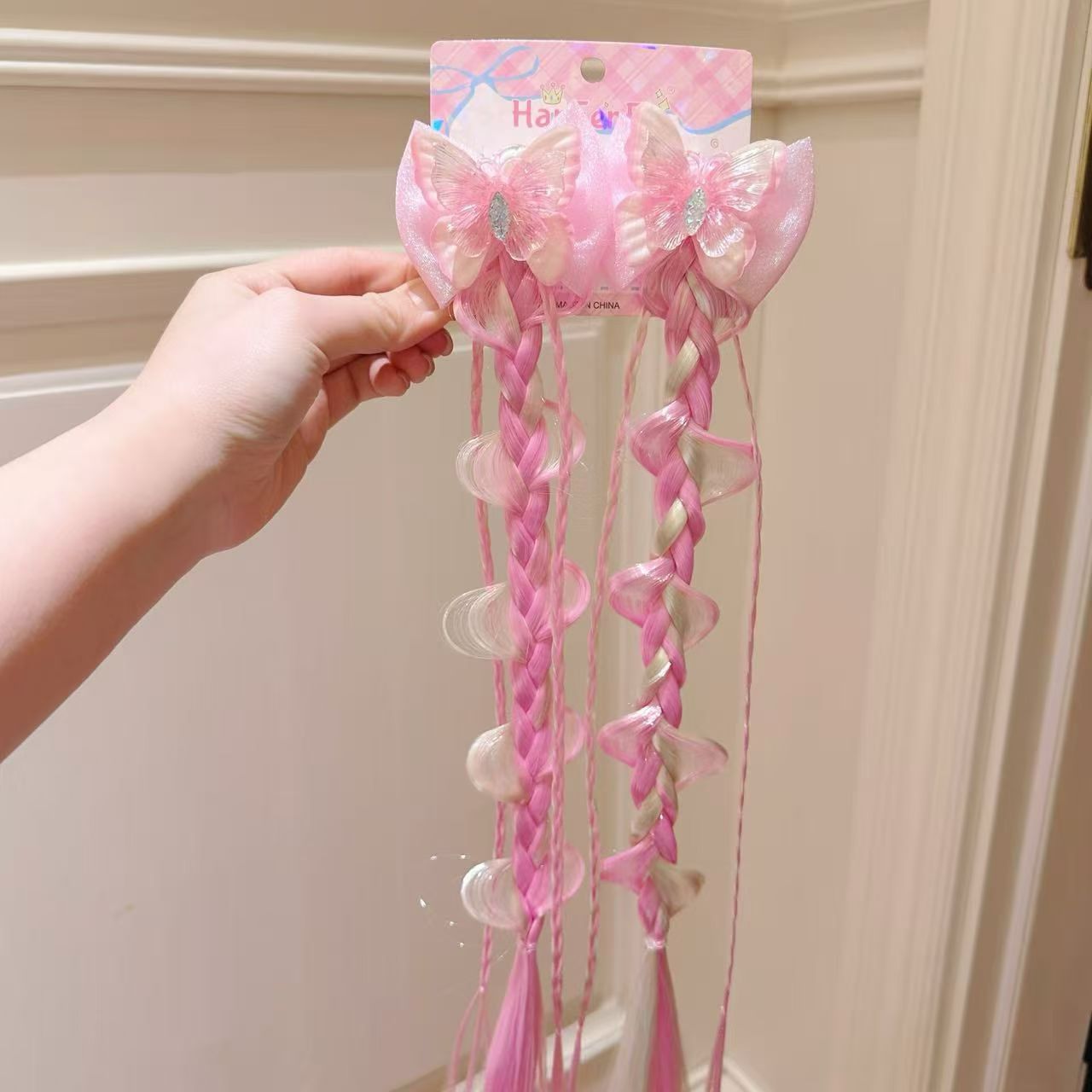 儿童发夹/头饰/亚克力儿童发夹/一次性皮筋/儿童发饰产品图