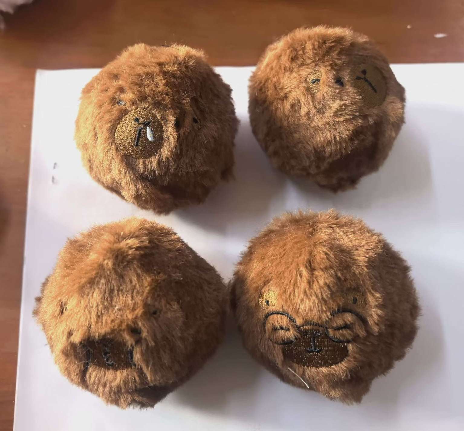 进口新奇特AI玩具3D打印智能玩具儿童益智早教玩具7.0高弹球pu球 毛绒款