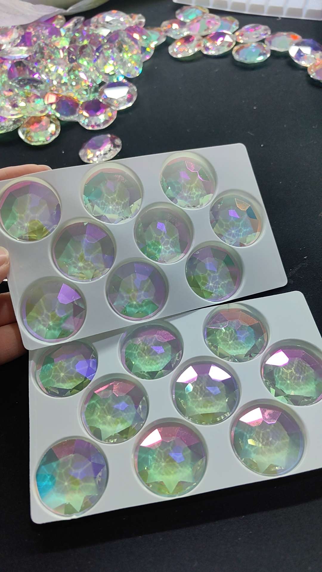 饰品配件玻璃钻水晶DIY手缝钻美甲钻K9
