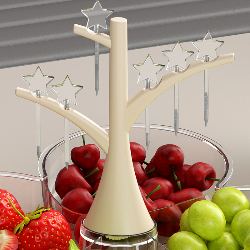 果盘/干果摆放盘/堅果分隔容器/餐具/竹制品白底实物图