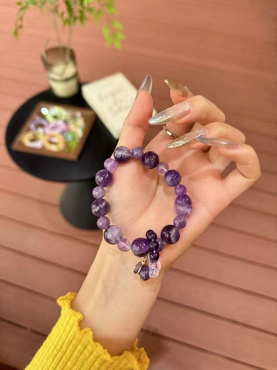 Amethyst purple water PI Xiu bracelet