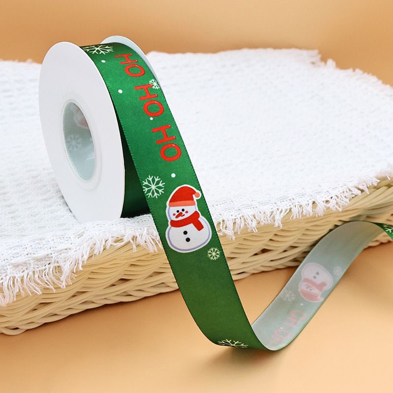 Christmas cake decorative ribbons, flower packing straps, gift packaging box straps, Christmas Eve gift diy straps details Picture