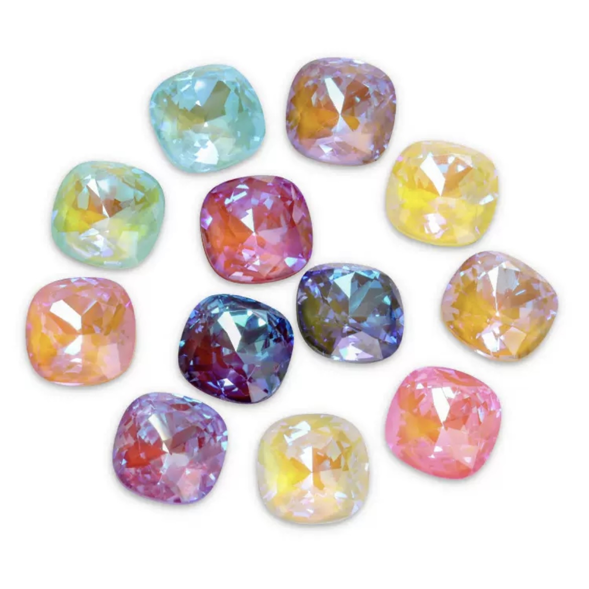 尚莉10肥方高端高品质网红显白美甲K9异形水晶饰品发饰钻饰diy