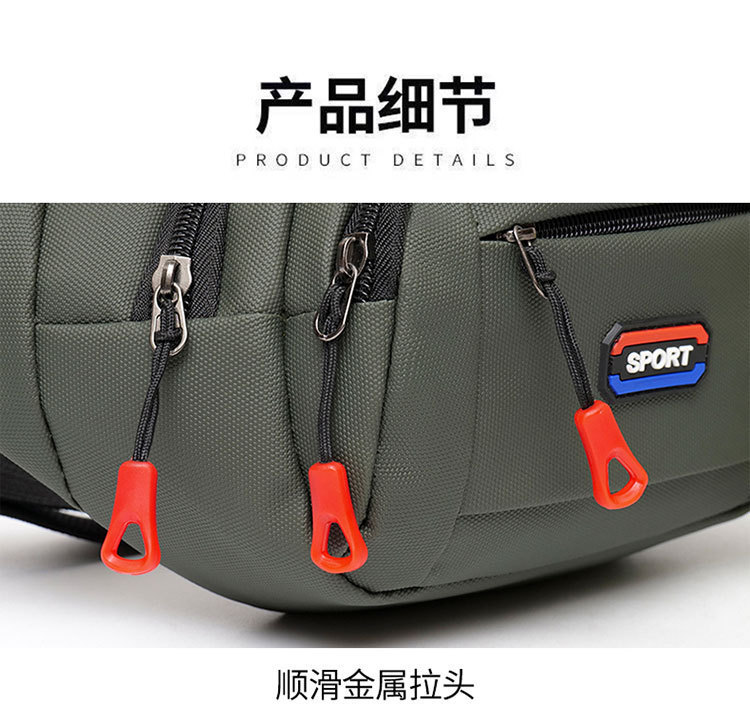 Factory direct sales 2026 new model mobile phone waist bag, all-season suitable outdoor leisure sports travel bag, business wallet detail image 6